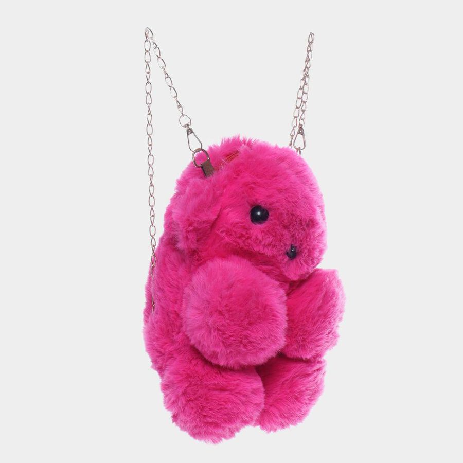 Kid's Pink Nylon And Polyester Bag, , large image number null
