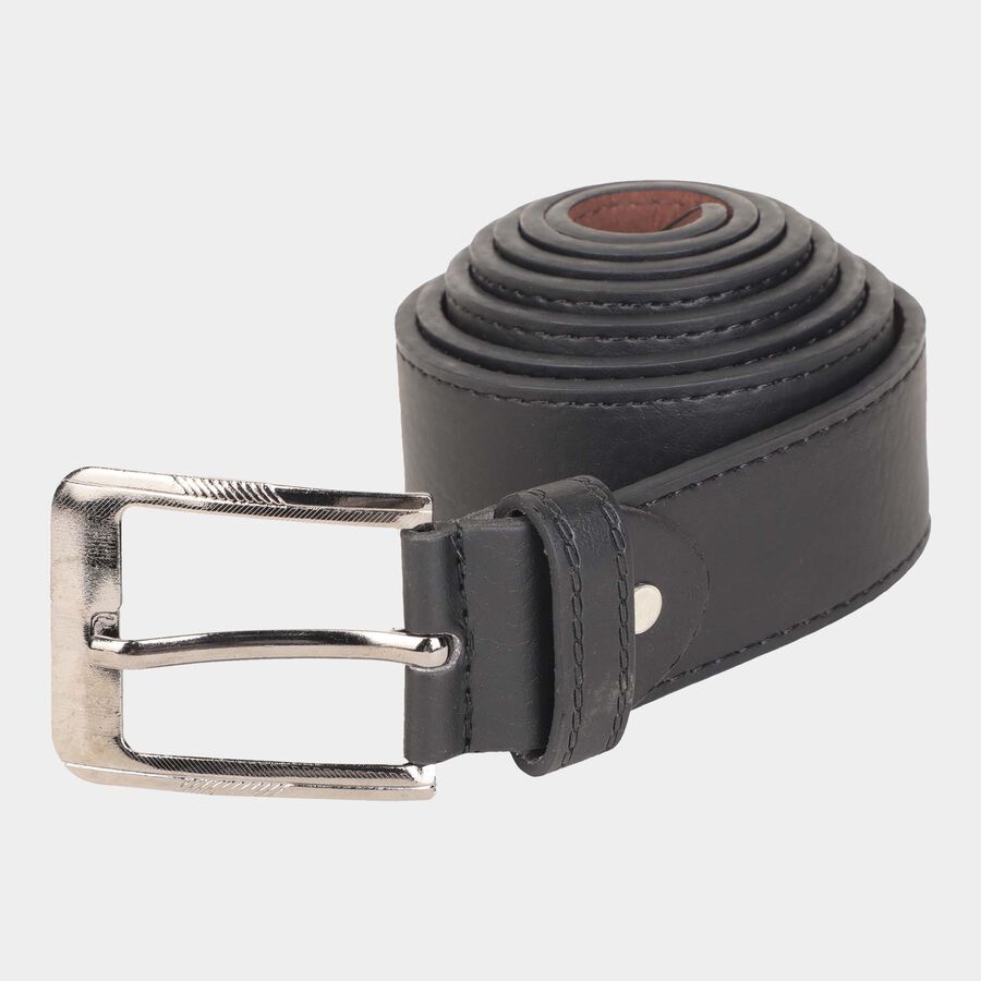 Men's Polyurethane Casual Belt, Size 36, Smooth/Plain, , large image number null