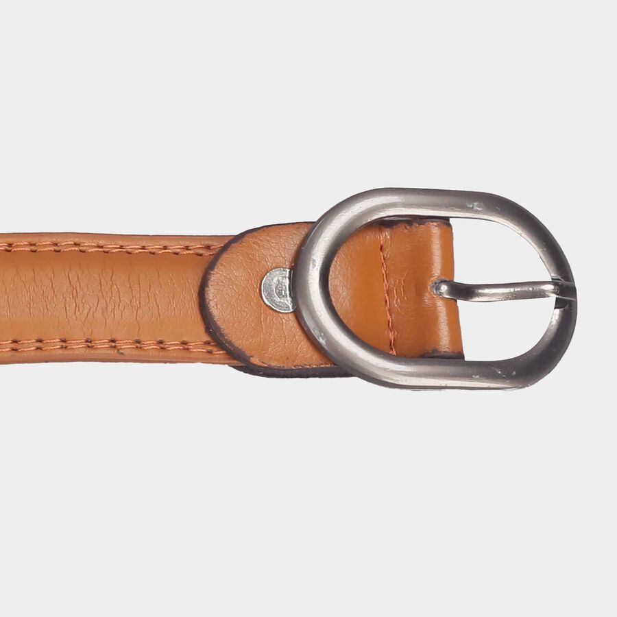 Women's Tan Polyurethane Belt, , large image number null