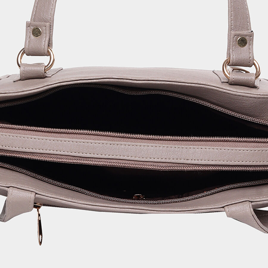 Women Embellished Grey Handbag, , large image number null