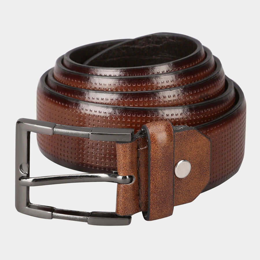 Men's Brown Polyurethane Casual Belt, , large image number null