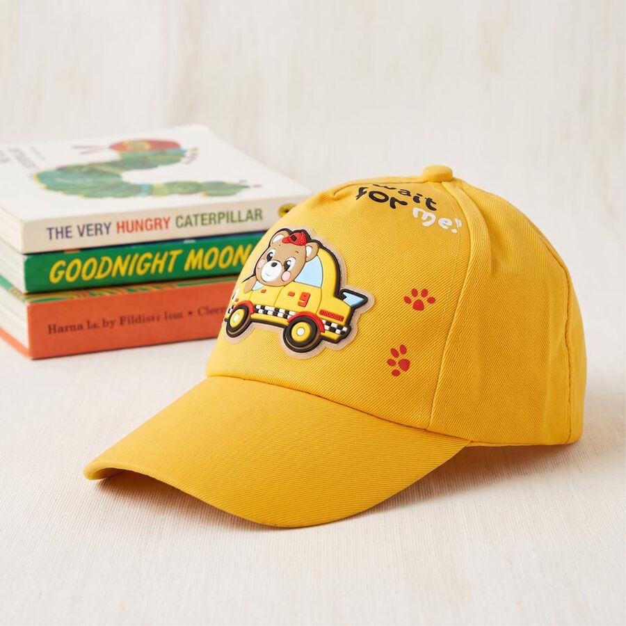 Kid's Yellow Fabric Cap, , large
