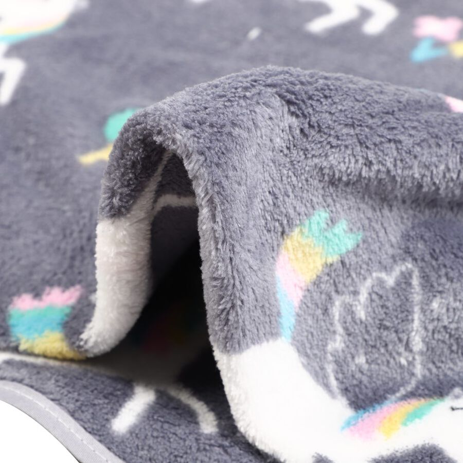 270 GSM Grey Microfiber Baby Towel, , large