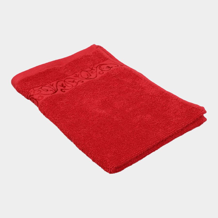 110 GSM Red Cotton Hand Towel, , large image number null