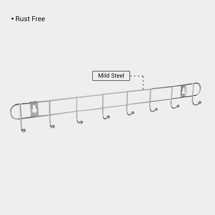 Mild Steel Wall Hanger with 8 Hooks, , large image number null