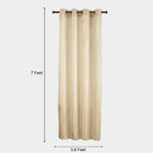 7ft. Cream Polyester Door Curtain, , small image number null