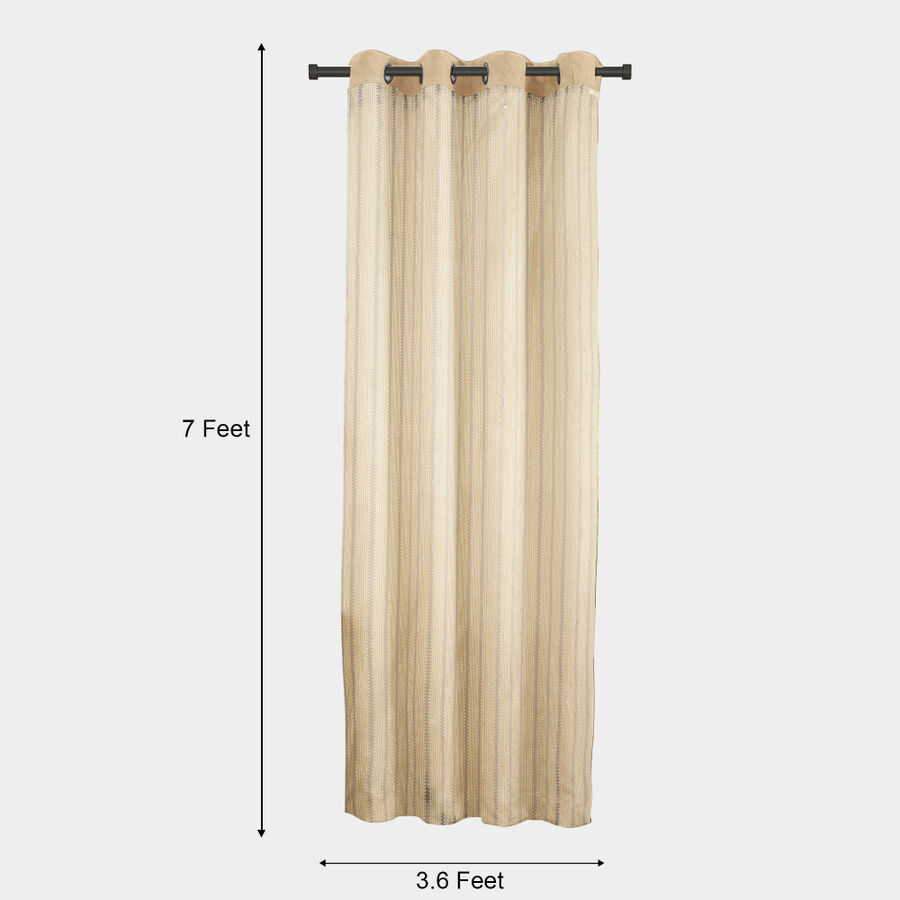 7ft. Cream Polyester Door Curtain, , large image number null