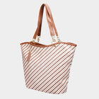Women's Tan Polyurethane Tote Bag, , small image number null