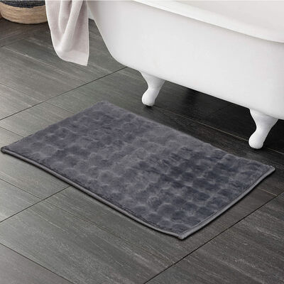 Grey Polyester Bubble Mat