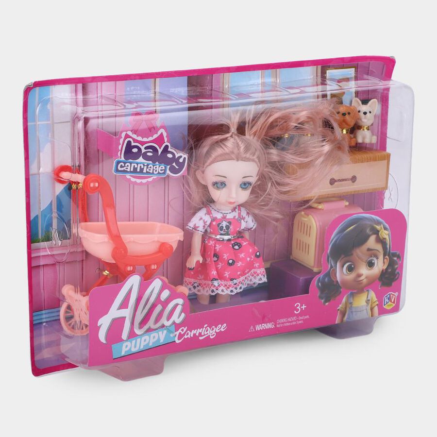 Alia Baby Carriage Doll & Accessories, , large image number null