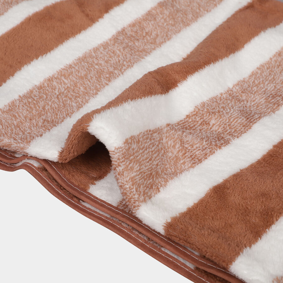 200 GSM Brown Microfiber Bath Towel, , large