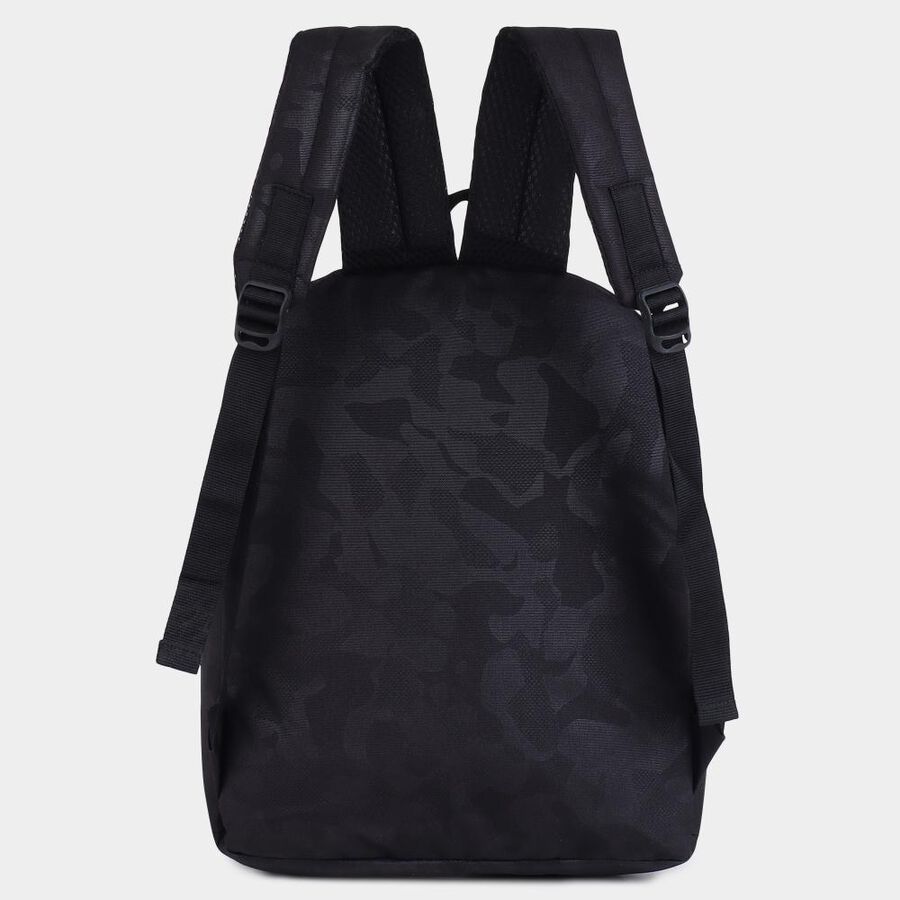 Women's Black Canvas Backpack, , large image number null