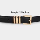 Women's Black Pu Belt, , small
