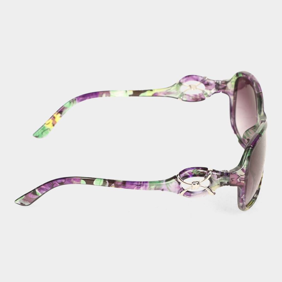 Women's Plastic Gradient Round Sunglasses, , large image number null