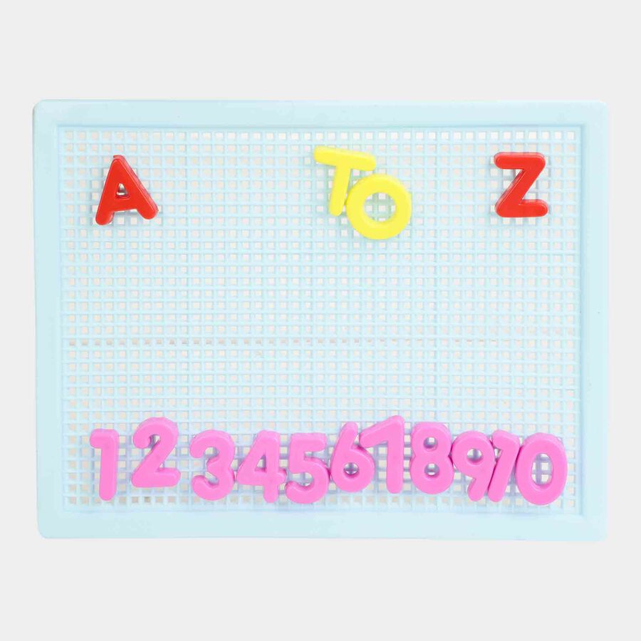 A-Z & Numbers Learning Board, 38 Pieces, , large image number null