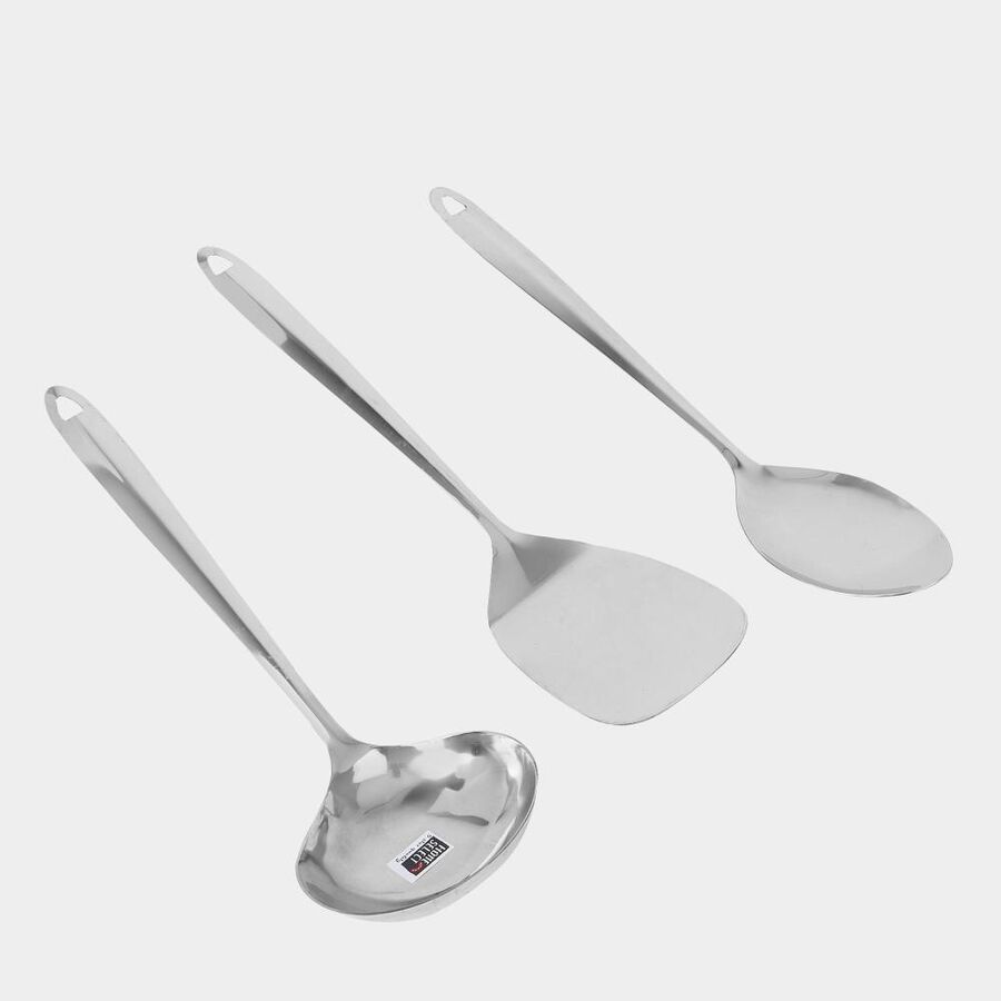 Steel Kitchen Tool Set, Set of 3, , large image number null
