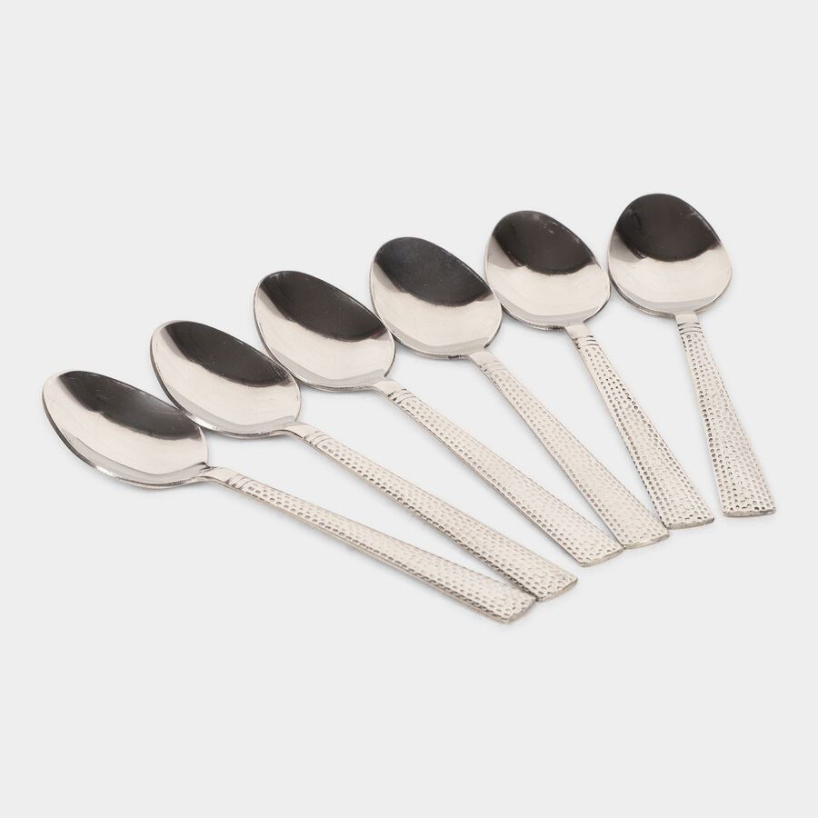 6 Pcs. Steel Spoon, , large image number null