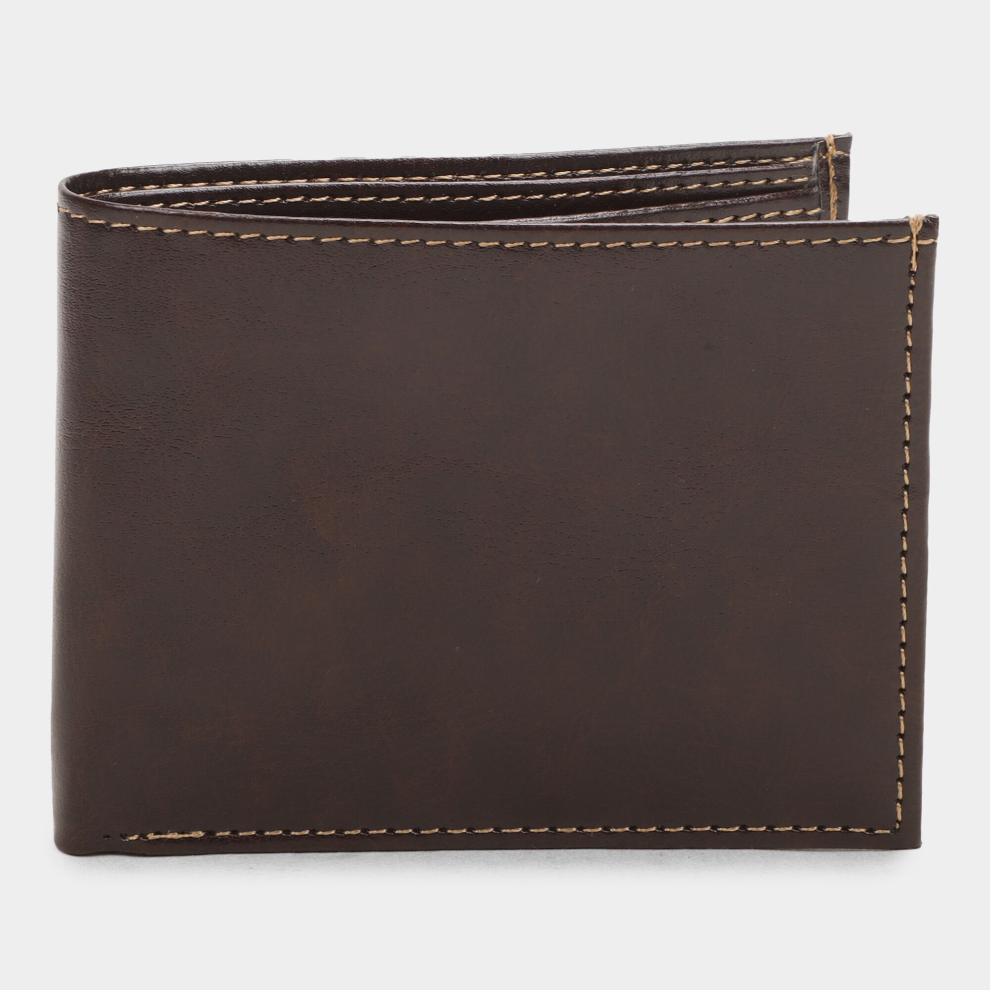 Brink                         Men's Brown Polyurethane Wallet