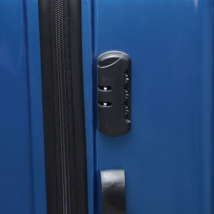 8-Wheel Blue Polycarbonate Hard Case Trolley, Large, , large image number null