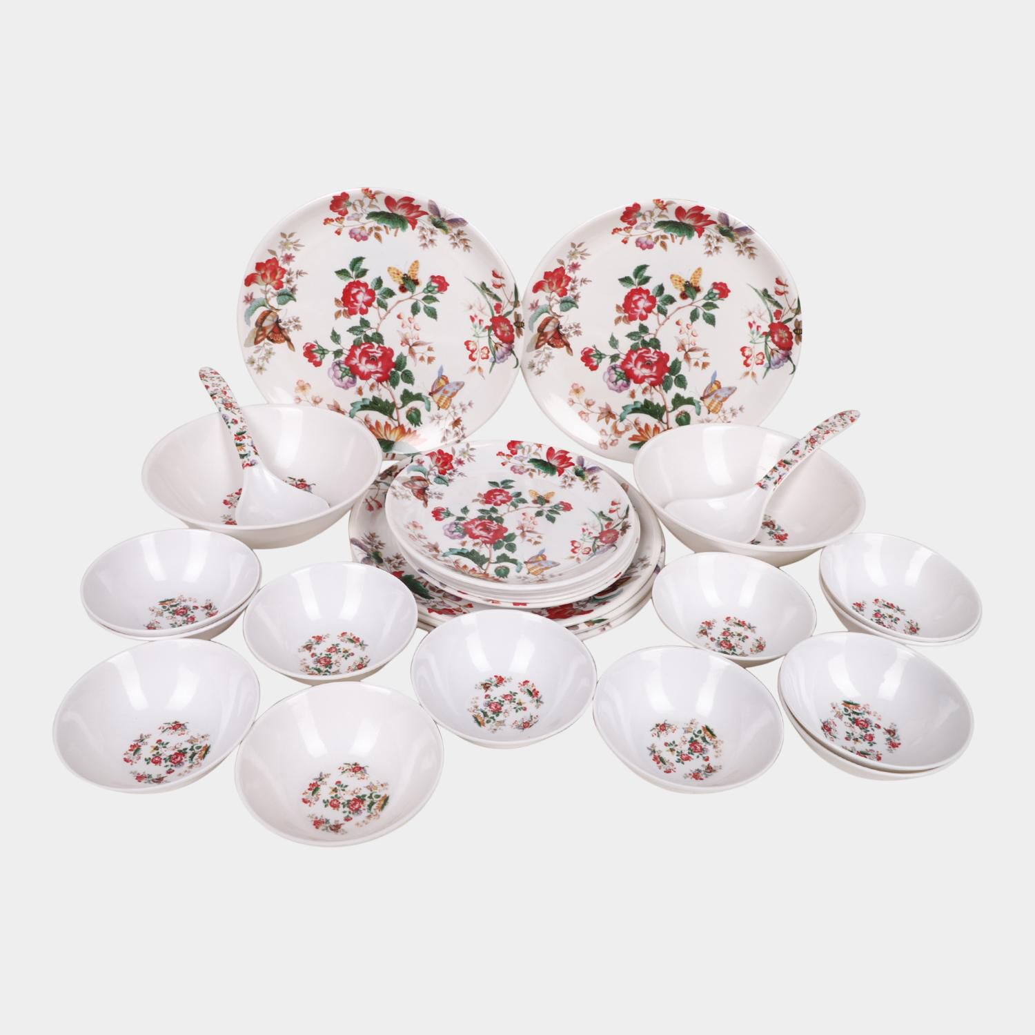 Home Finery                         Melamine Dinner Set 28 Pcs
