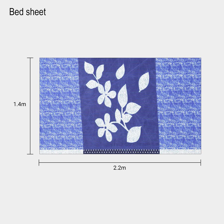 95 GSM Microfiber Single Bedsheet, , large image number null