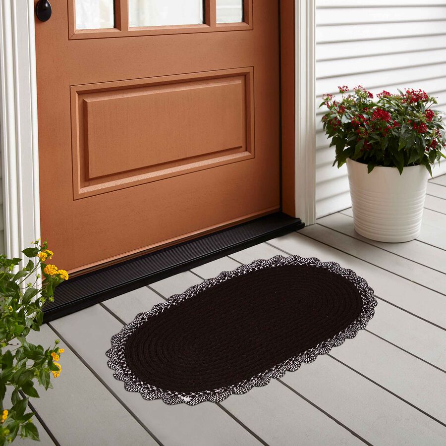 Brown Polyester Door Mat, , large image number null