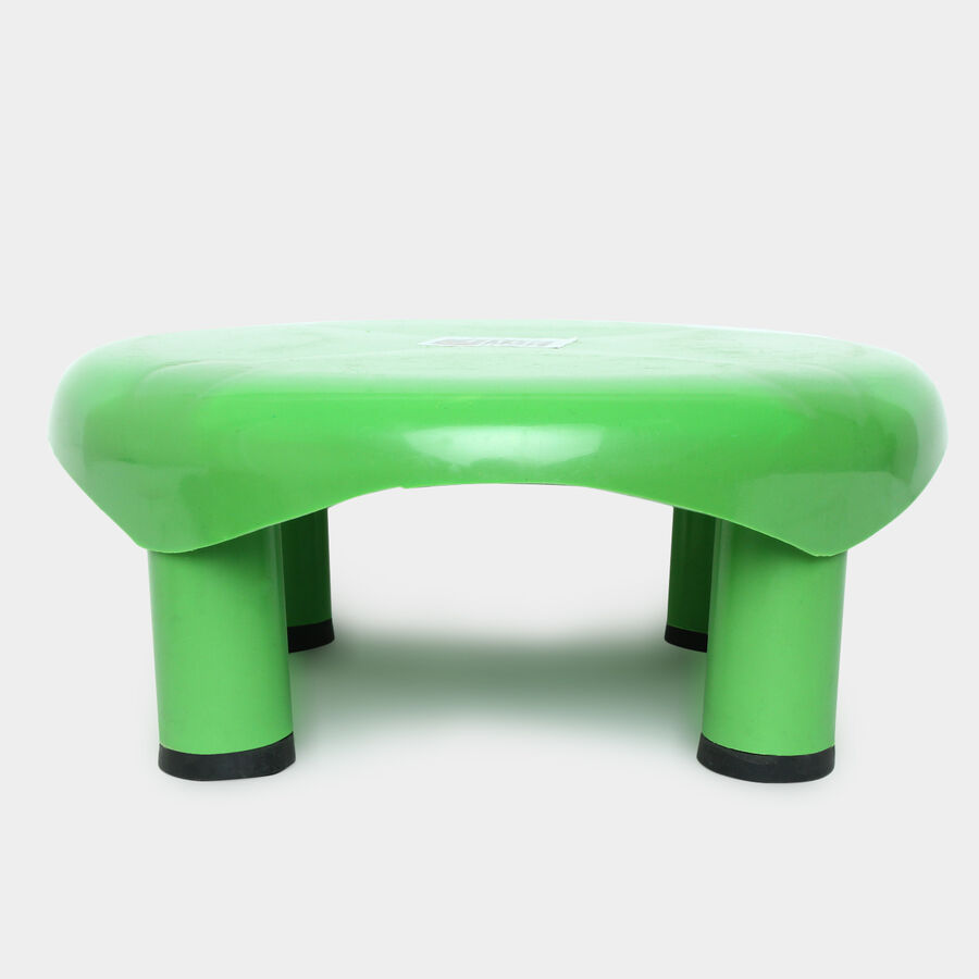 Plastic Bath Stool - Colour/Design May Vary, , large image number null