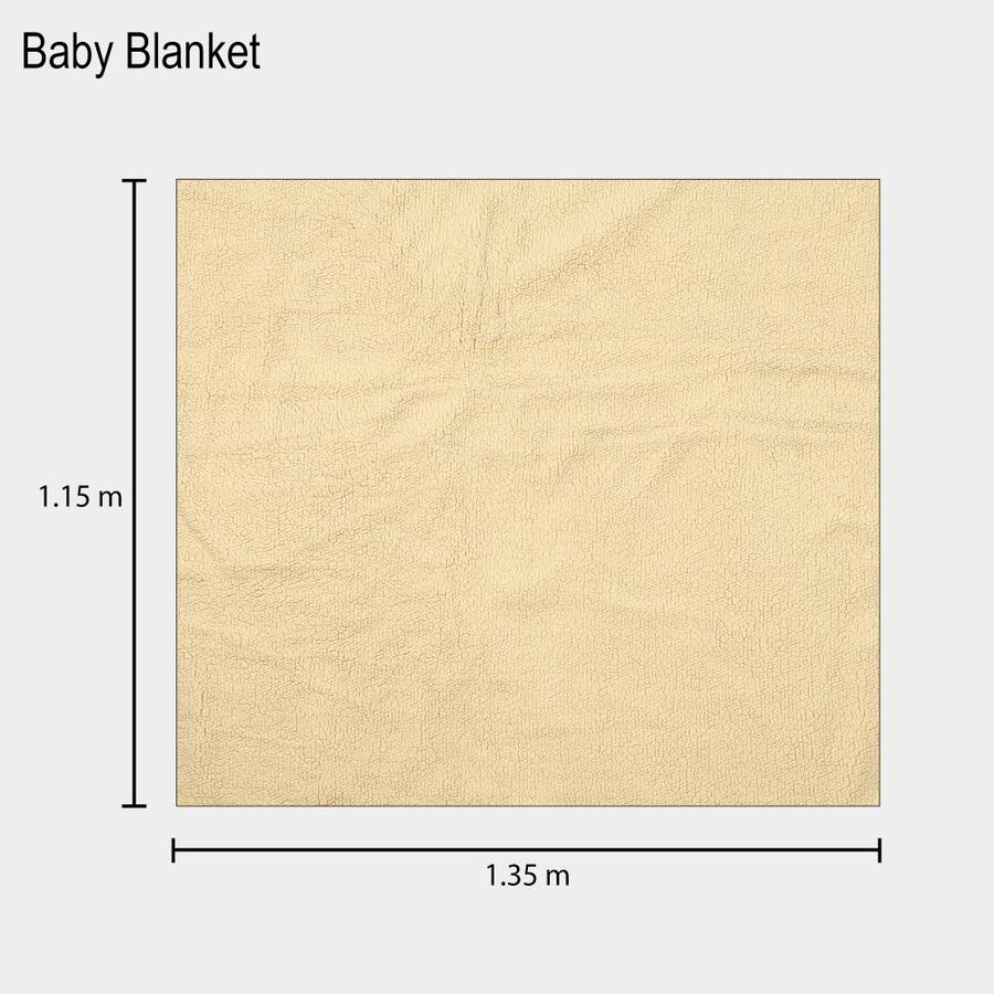 Classic White Cotton Baby Blanket, , large