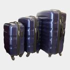 4-Wheel Dark Blue PVC Matee Hard Case Trolley, Small + Medium + Large, , small image number null