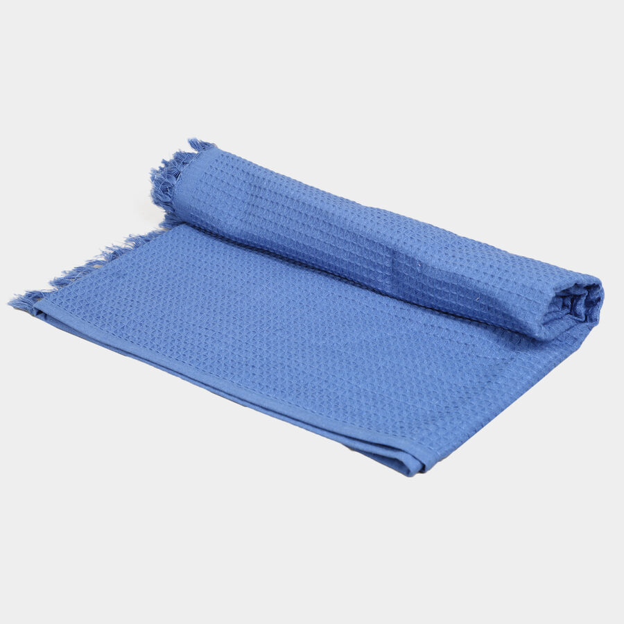 280 GSM Blue Cotton Bath Towel, , large image number null