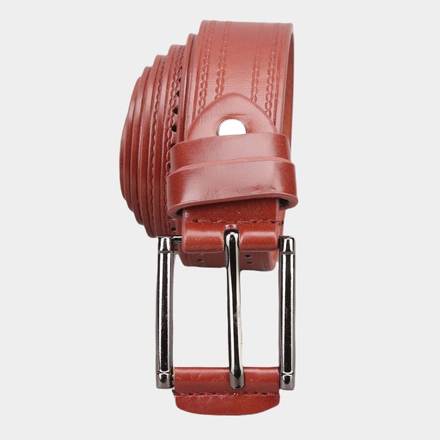 Women's Brown Polyurethane Belt, , large image number null