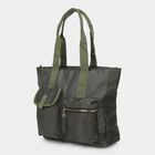 Women's Olive Fabric-Nylon Hand Bag, , small