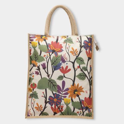 Beige Canvas Bag 