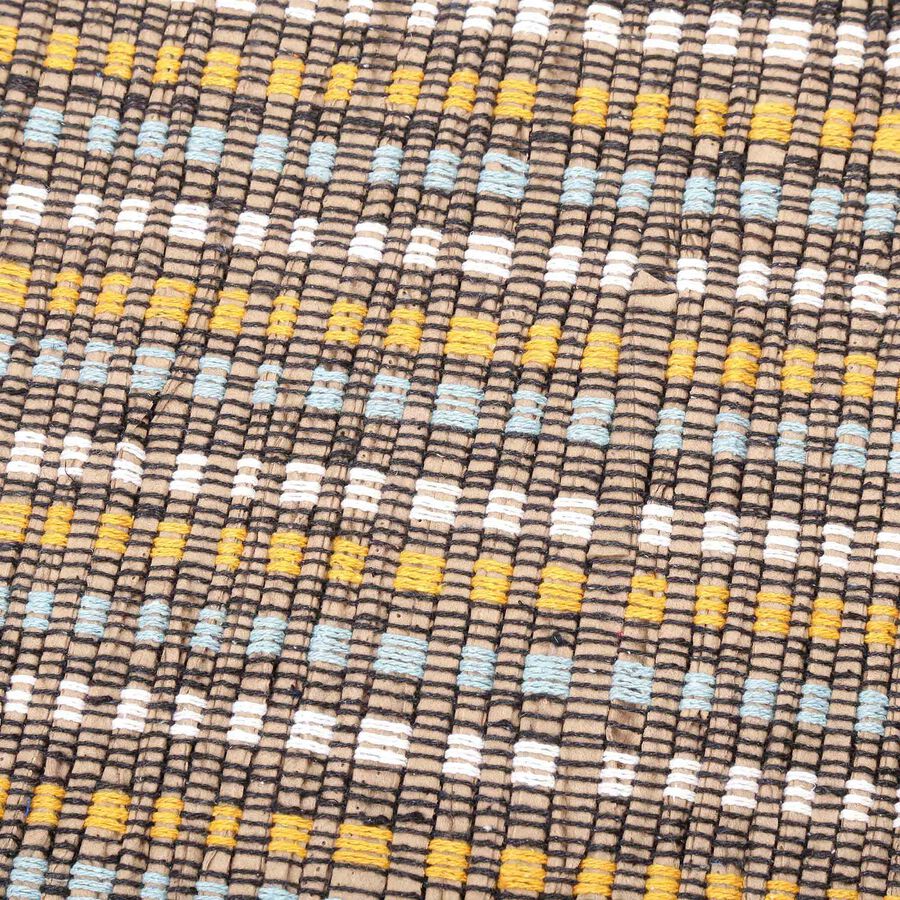 Multicolour Polyester Cotton Door Mat, , large image number null