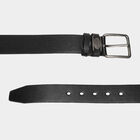 Men's Black Polyurethane Belt, , small