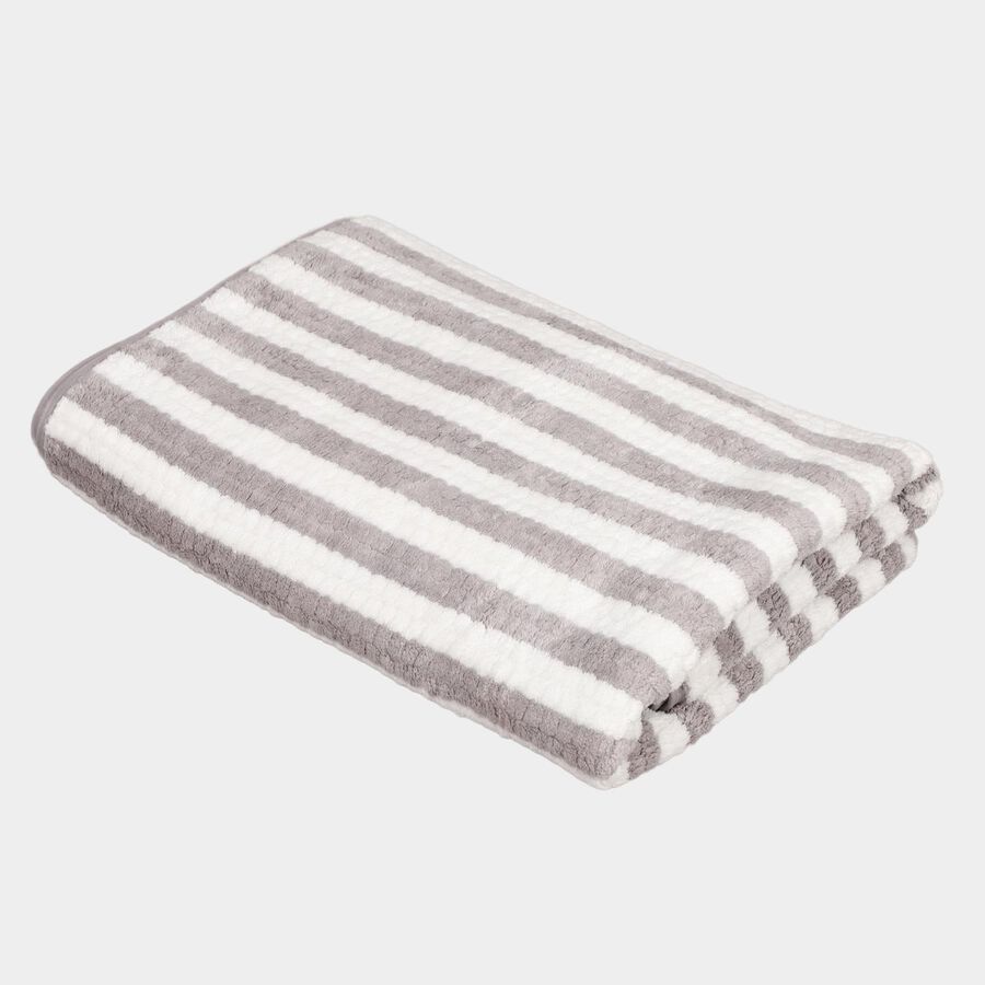 225 GSM Grey Microfiber Bath Towel, , large image number null