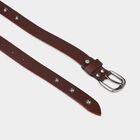 Women's Brown PU Belt , , small