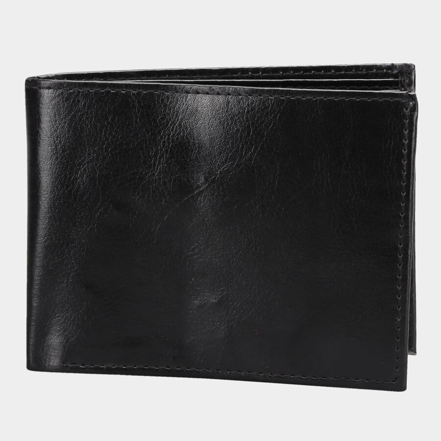Men PU Black Wallet, , large image number null