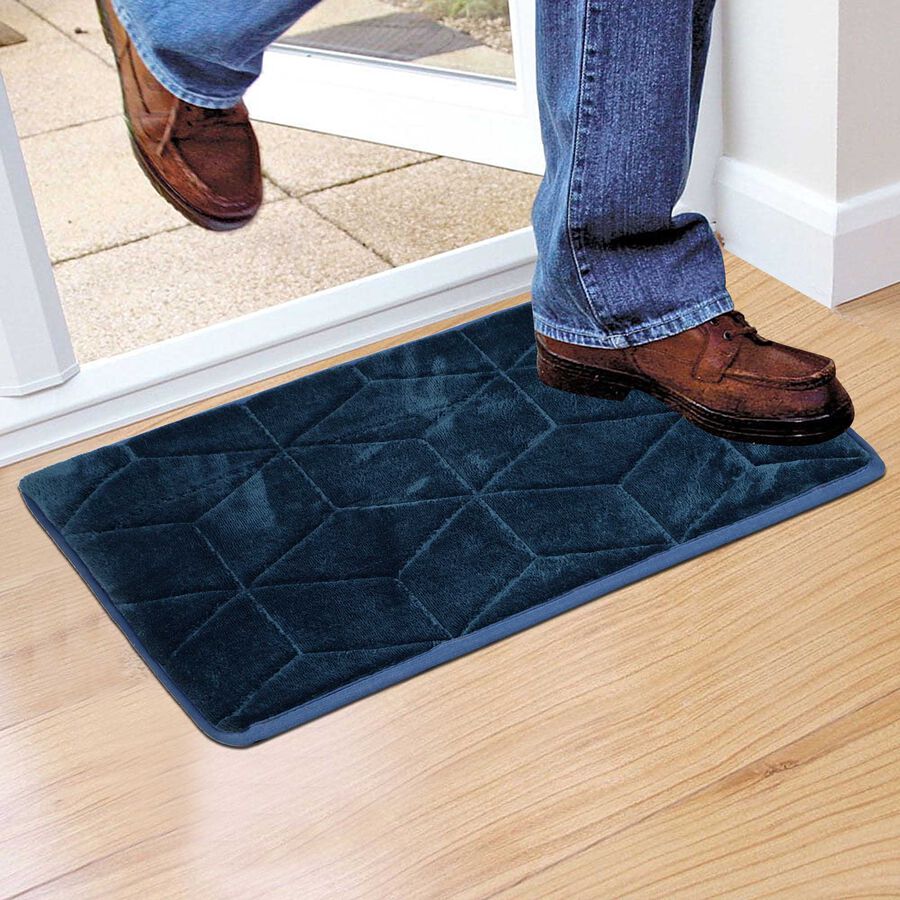 Anti-Skid Absorbent Polyester Bath Mat, , large image number null