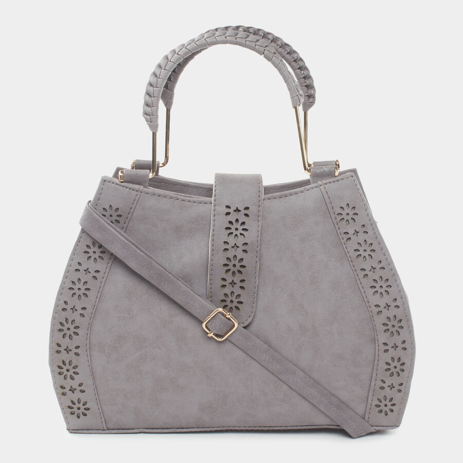 Women's Medium Polyurethane Satchel, , large image number null