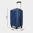 4-Wheel Blue Polypropylene Hard Case Trolley, Small + Medium, , small image number null