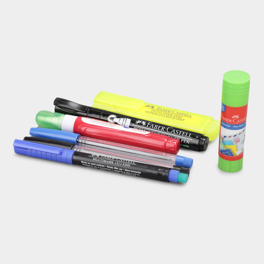 Adhesive And Plastic Stationery Set, , large image number null
