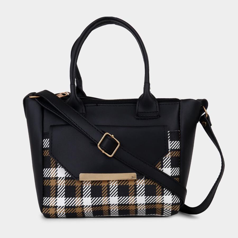 Women's Polyurethane Zipper Handbag, , large image number null