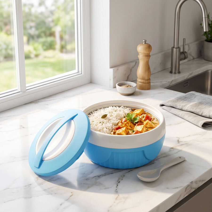 800ml Plastic And Stainless Steel Casserole, , large