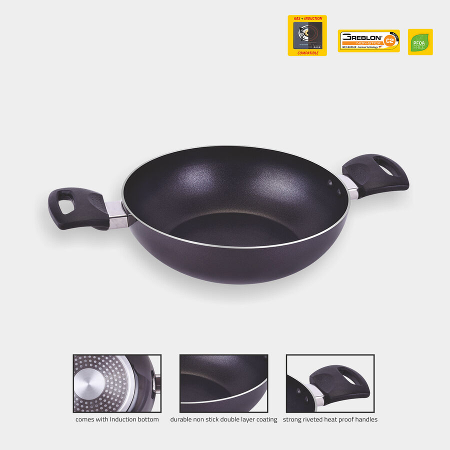 Aluminium Kadhai, Induction Compatible, , large image number null