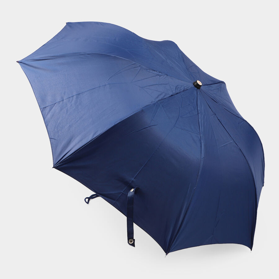 Navy Blue Polyester Umbrella, , large