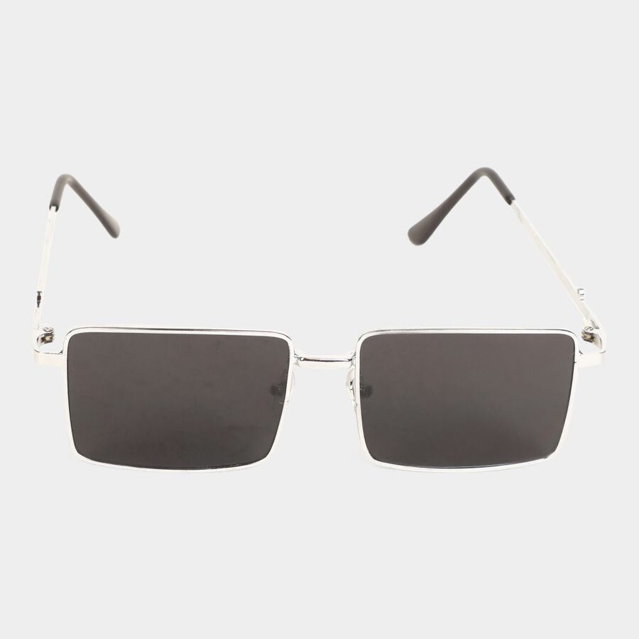 Women's Metal Gradient Rectangle Sunglasses, , large image number null