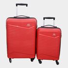 4-Wheel Red PVC Matee Hard Case Trolley, Small + Medium, , small image number null