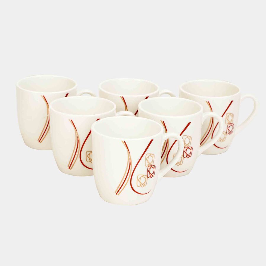 150 ml Bone China Cup, Set of 6, , large image number null