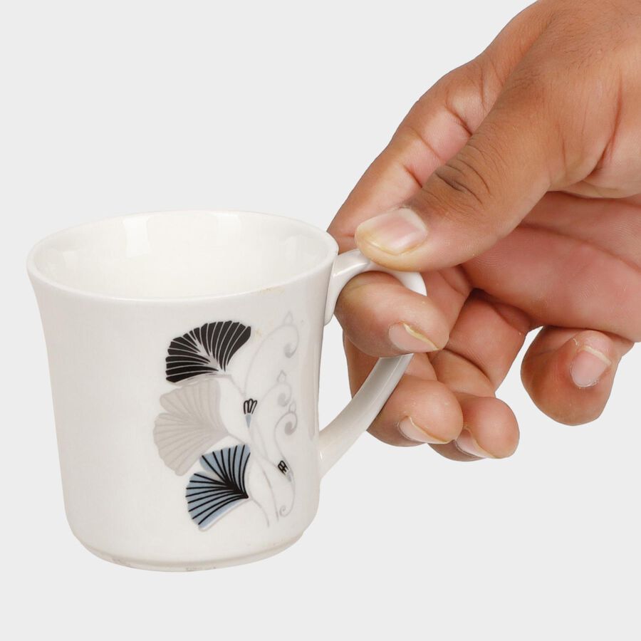 160 ml बोन चाइना मग, 6 मग का सेट, , large image number null